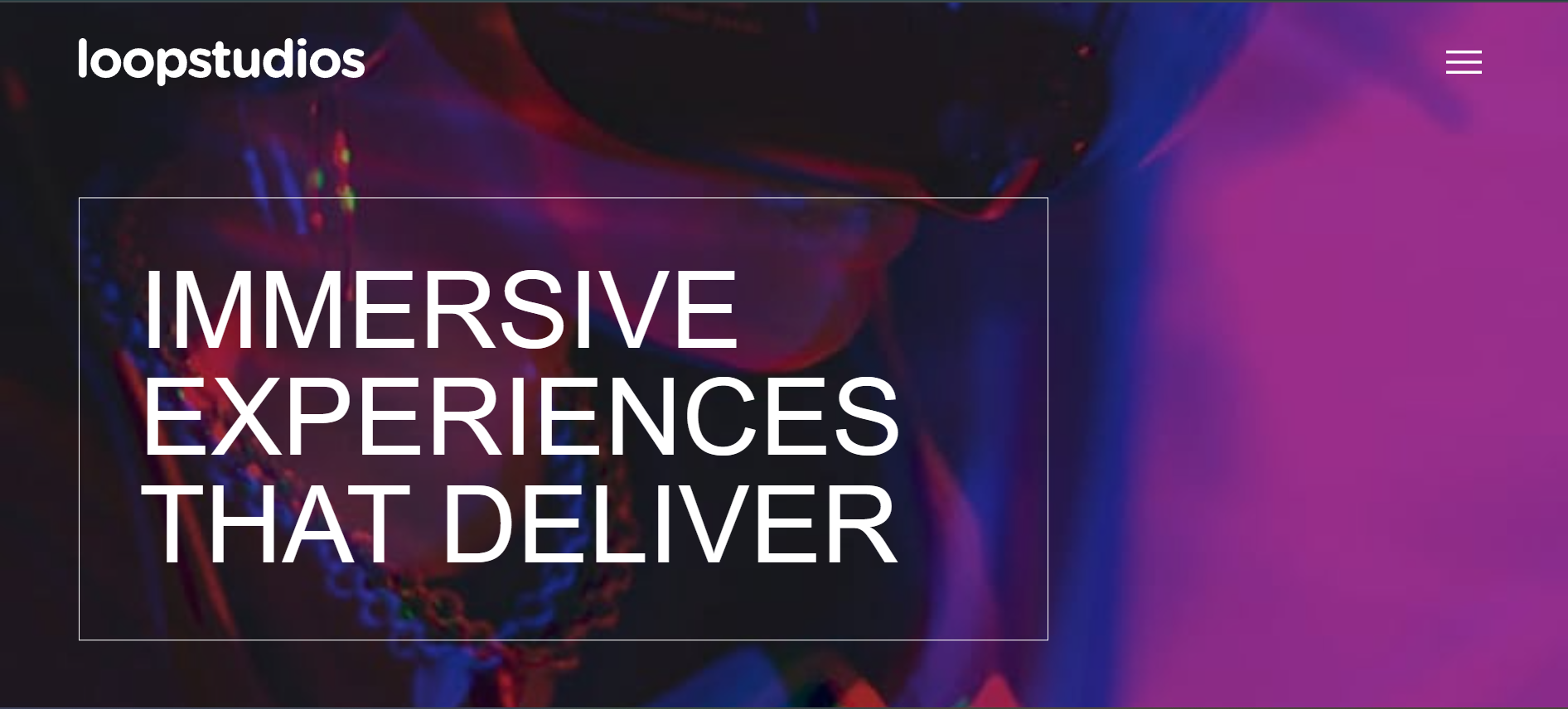 Tampilan antarmuka Design Portfolio